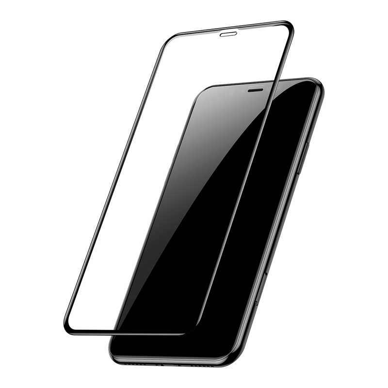 Apple iPhone 11 Pro Max Uyumlu Zore Kenarları Kırılmaya Dayanıklı Cam Ekran Koruyucu