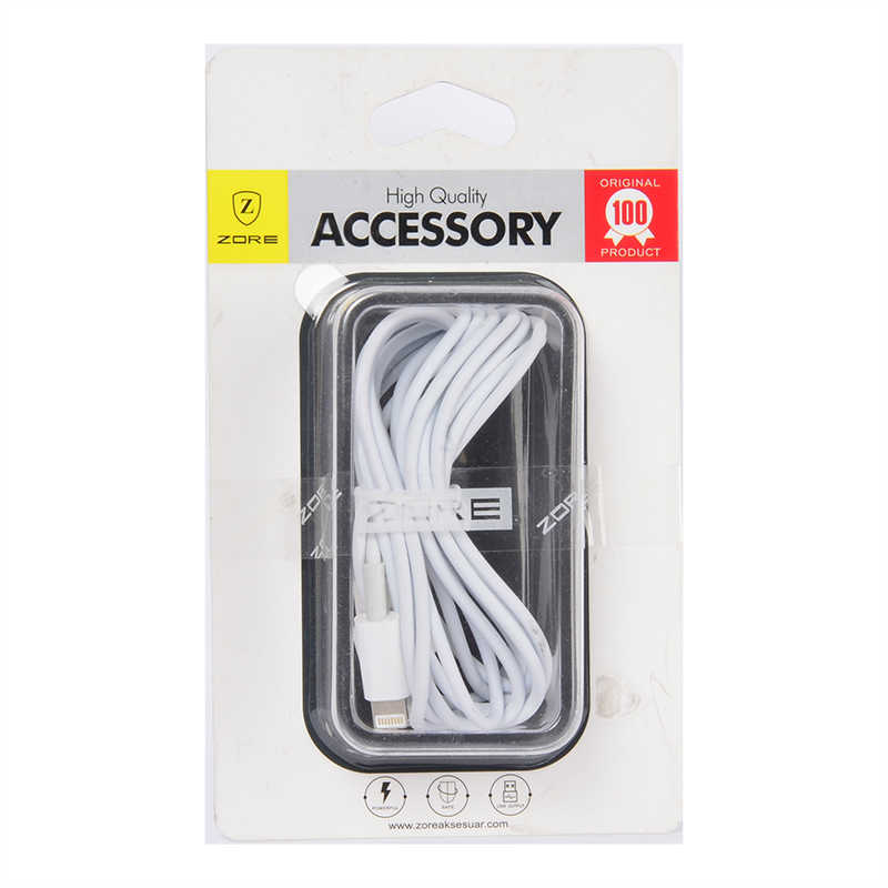 [RNZ-TA35602] Zore 2 Uçlu Lightning-Micro Usb Kablo 1M