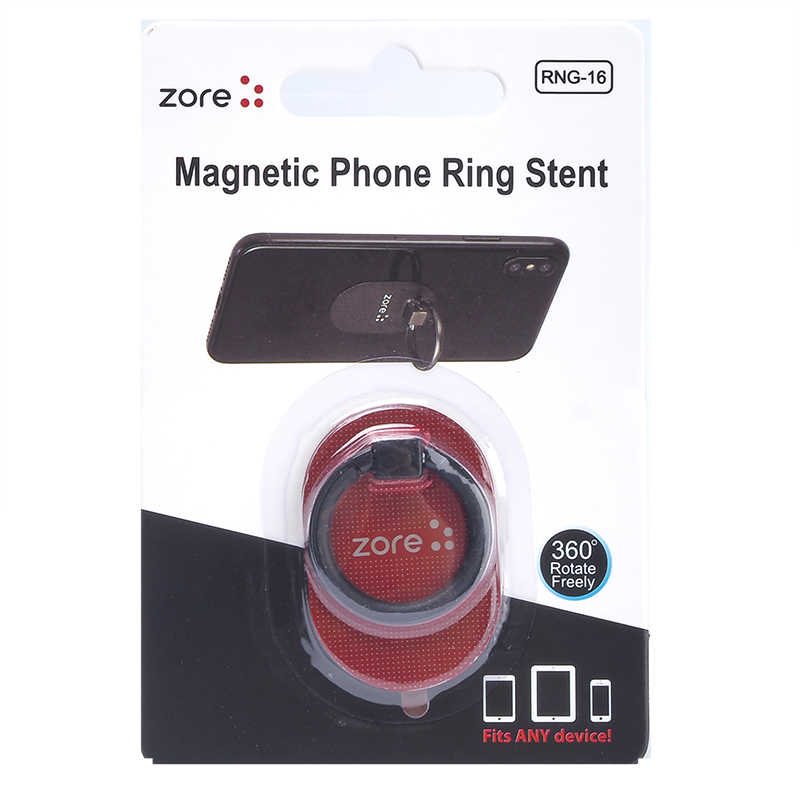 [RNZ-TA35659] Zore RNG-16 Ring Telefon Yüzük Tutucu Aparat (Siyah)