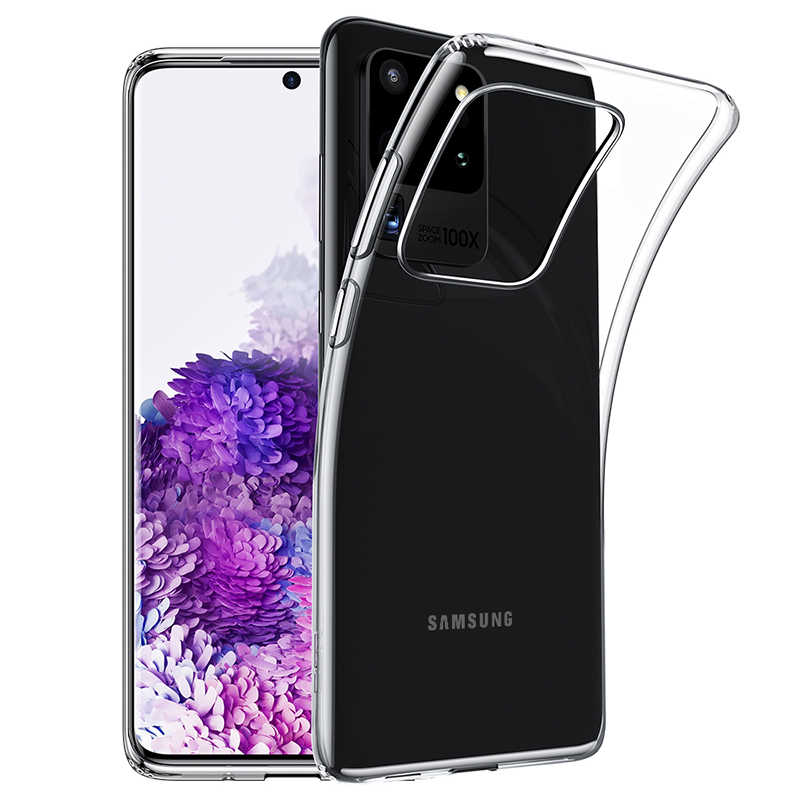 Samsung Galaxy S20 Ultra Uyumlu Kılıf Zore Süper Silikon Kapak