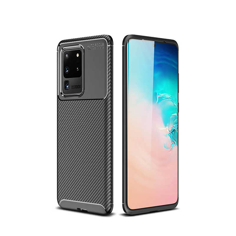 Samsung Galaxy S20 Ultra Uyumlu Kılıf Zore Negro Silikon Kapak