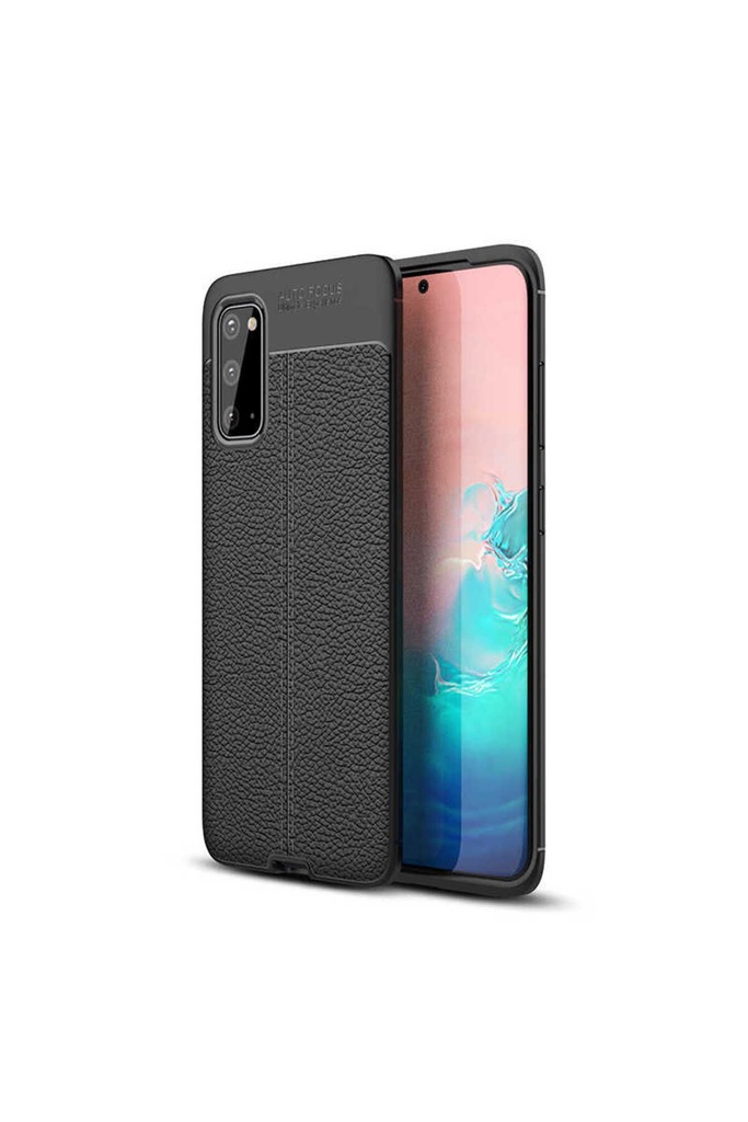 [RNZ-TA35870] Samsung Galaxy S20 Uyumlu Kılıf Zore Niss Silikon Kapak (Siyah)