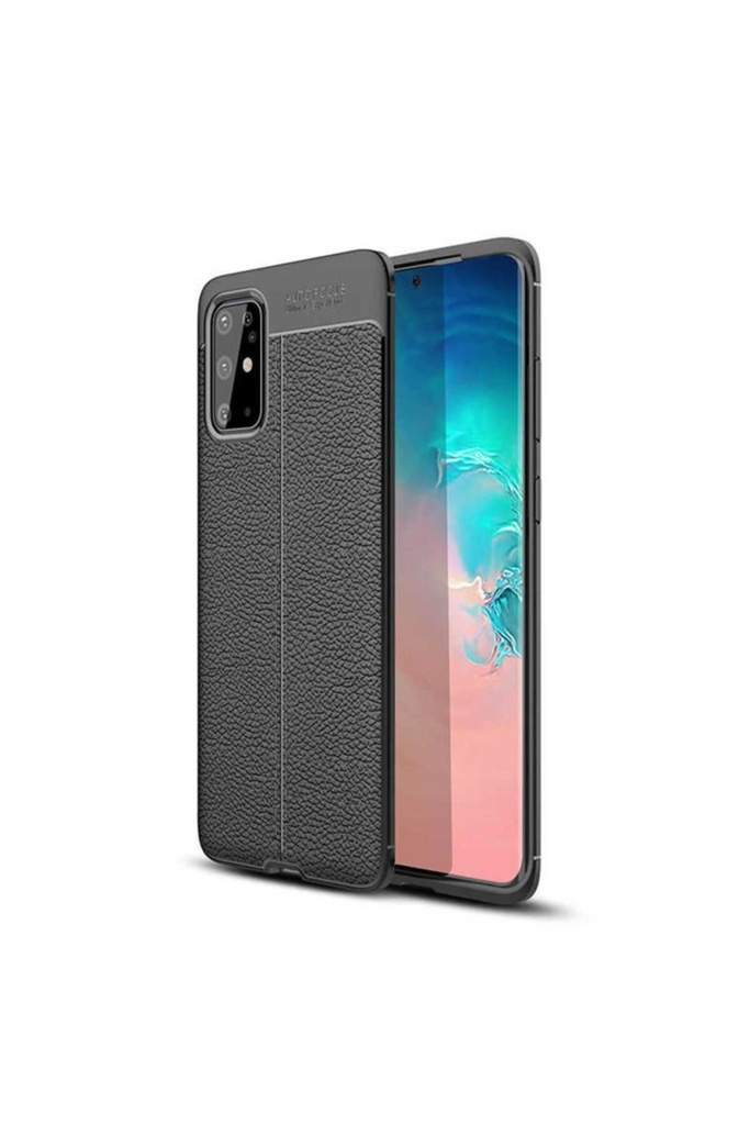 [RNZ-TA35867] Samsung Galaxy S20 Plus Uyumlu Kılıf Zore Niss Silikon Kapak (Siyah)