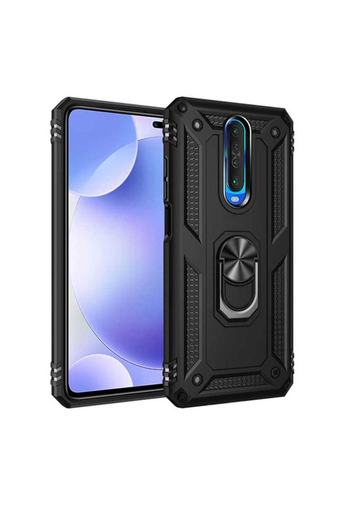 [RNZ-TA35946] Xiaomi Redmi K30 Uyumlu Kılıf Zore Vega Kapak (Siyah)