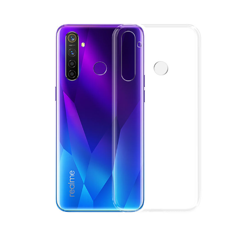 Realme 5 Pro Uyumlu Kılıf Zore Süper Silikon Kapak