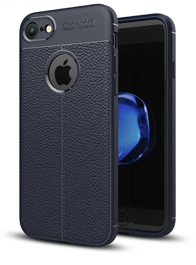 [RNZ-TA246] Apple iPhone 7 Uyumlu Kılıf Zore Niss Silikon Kapak (Siyah)