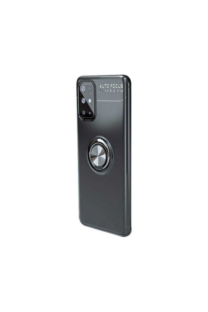 [RNZ-TA35972] Samsung Galaxy S20 Plus Uyumlu Kılıf Zore Ravel Silikon Kapak (Siyah)