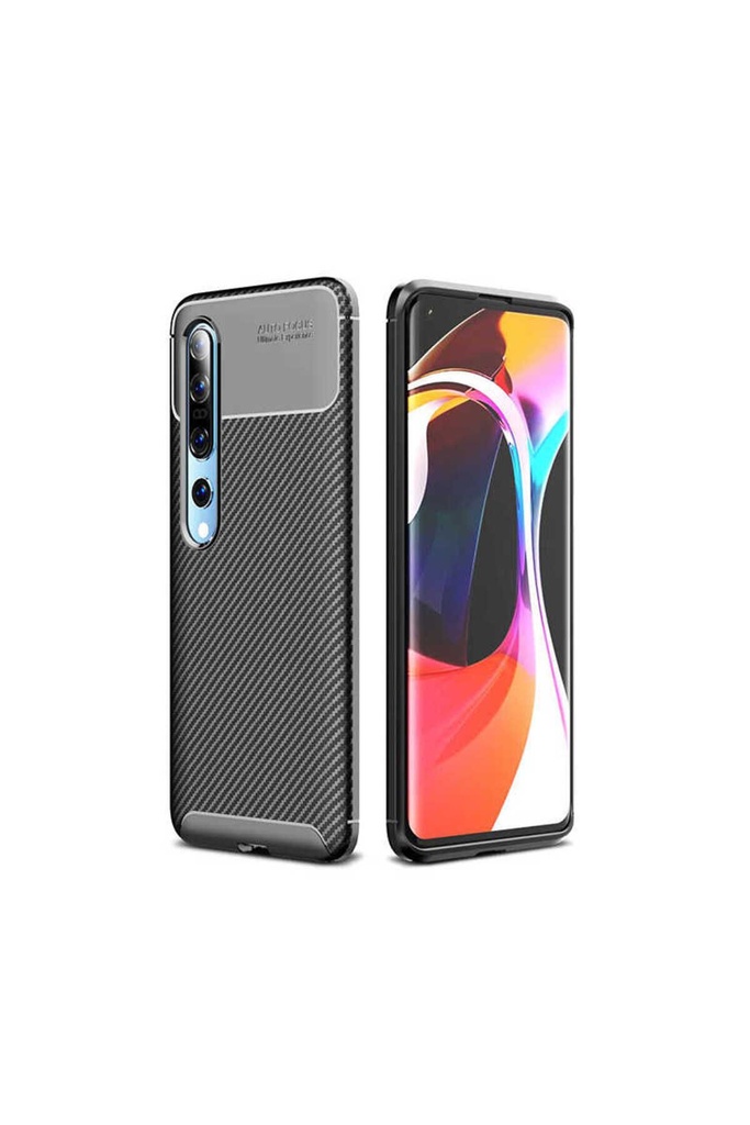 [RNZ-TA35980] Xiaomi Mi 10 Uyumlu Kılıf Zore Negro Silikon Kapak (Siyah)
