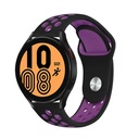 Samsung Gear S3 22mm Uyumlu Kordon Silikon Esnek Yumuşak Delikli Spor KRD-02 Kayış