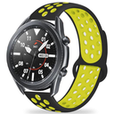 Samsung Gear S3 22mm Uyumlu Kordon Silikon Esnek Yumuşak Delikli Spor KRD-02 Kayış