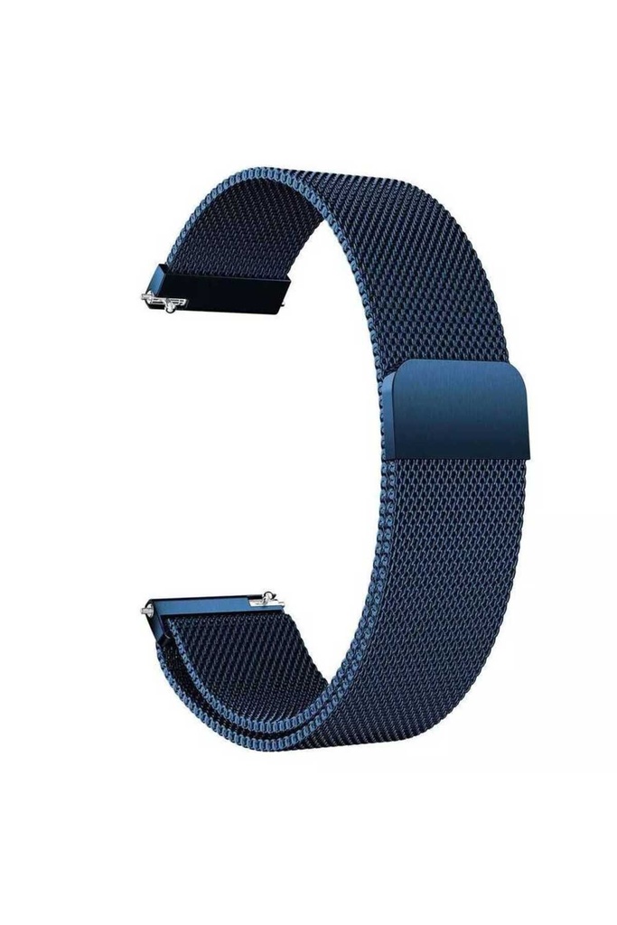 Samsung Galaxy Watch 46mm Uyumlu 22mm Kordon Hasır Metal Mıknatıslı Zore KRD-12 Kayış