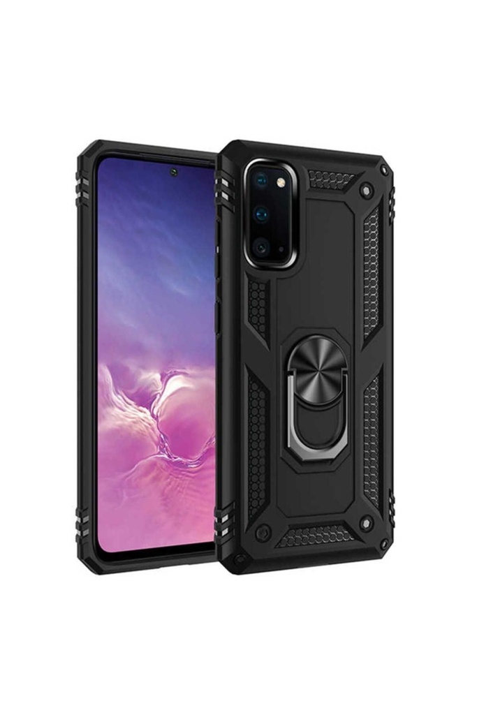 [RNZ-TA36156] Samsung Galaxy S20 Uyumlu Kılıf Zore Vega Kapak (Siyah)