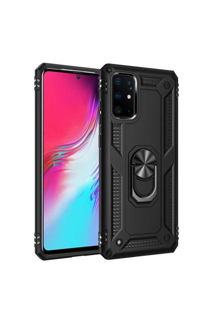 [RNZ-TA36168] Samsung Galaxy S20 Plus Uyumlu Kılıf Zore Vega Kapak (Siyah)