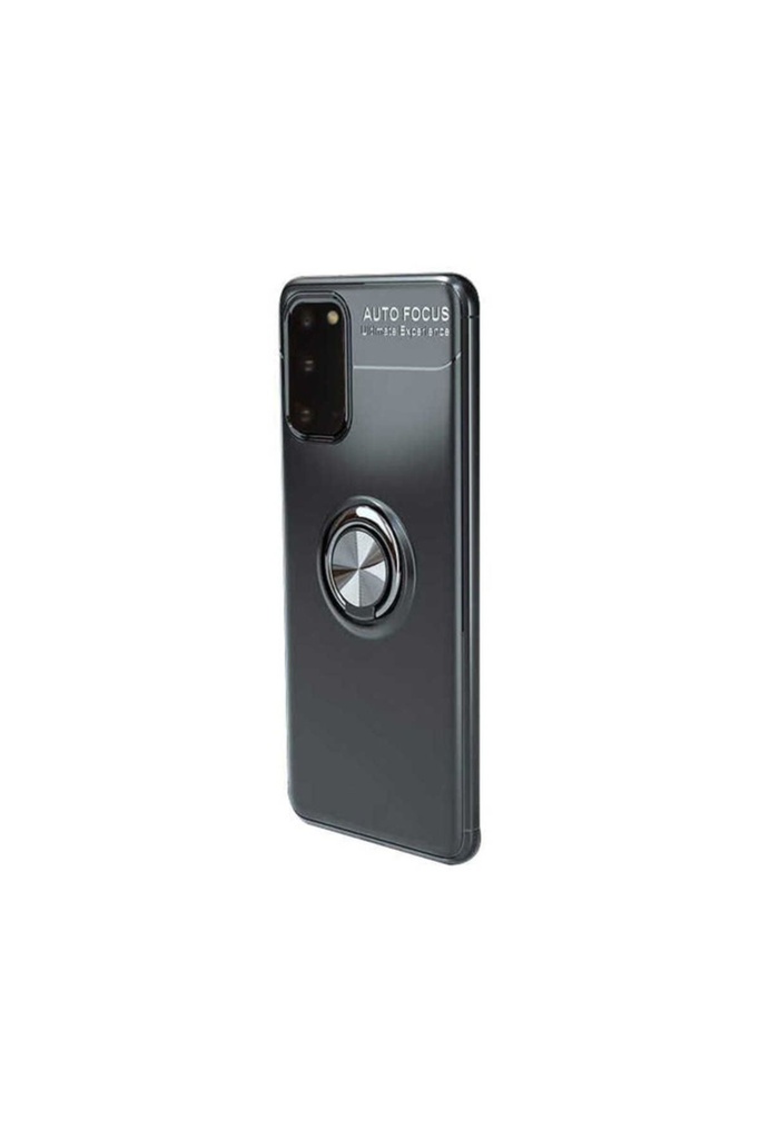 [RNZ-TA36193] Samsung Galaxy S20 Uyumlu Kılıf Zore Ravel Silikon Kapak (Siyah)