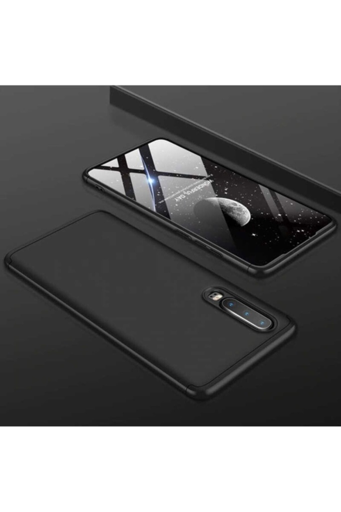 [RNZ-TA41096] Huawei P30 Uyumlu Kılıf Zore Ays Kapak (Siyah)