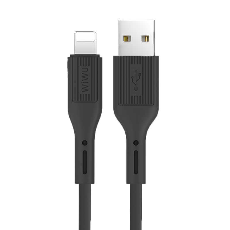 [RNZ-TA36376] Wiwu G60 Vivid Lightning Usb Kablo (Siyah)