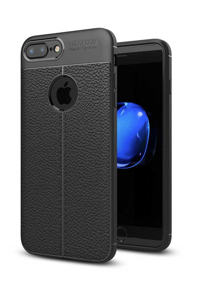 [RNZ-TA259] Apple iPhone 7 Plus Uyumlu Kılıf Zore Niss Silikon Kapak (Siyah)