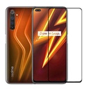 Realme 6 Pro Uyumlu Zore Kenarları Kırılmaya Dayanıklı Cam Ekran Koruyucu