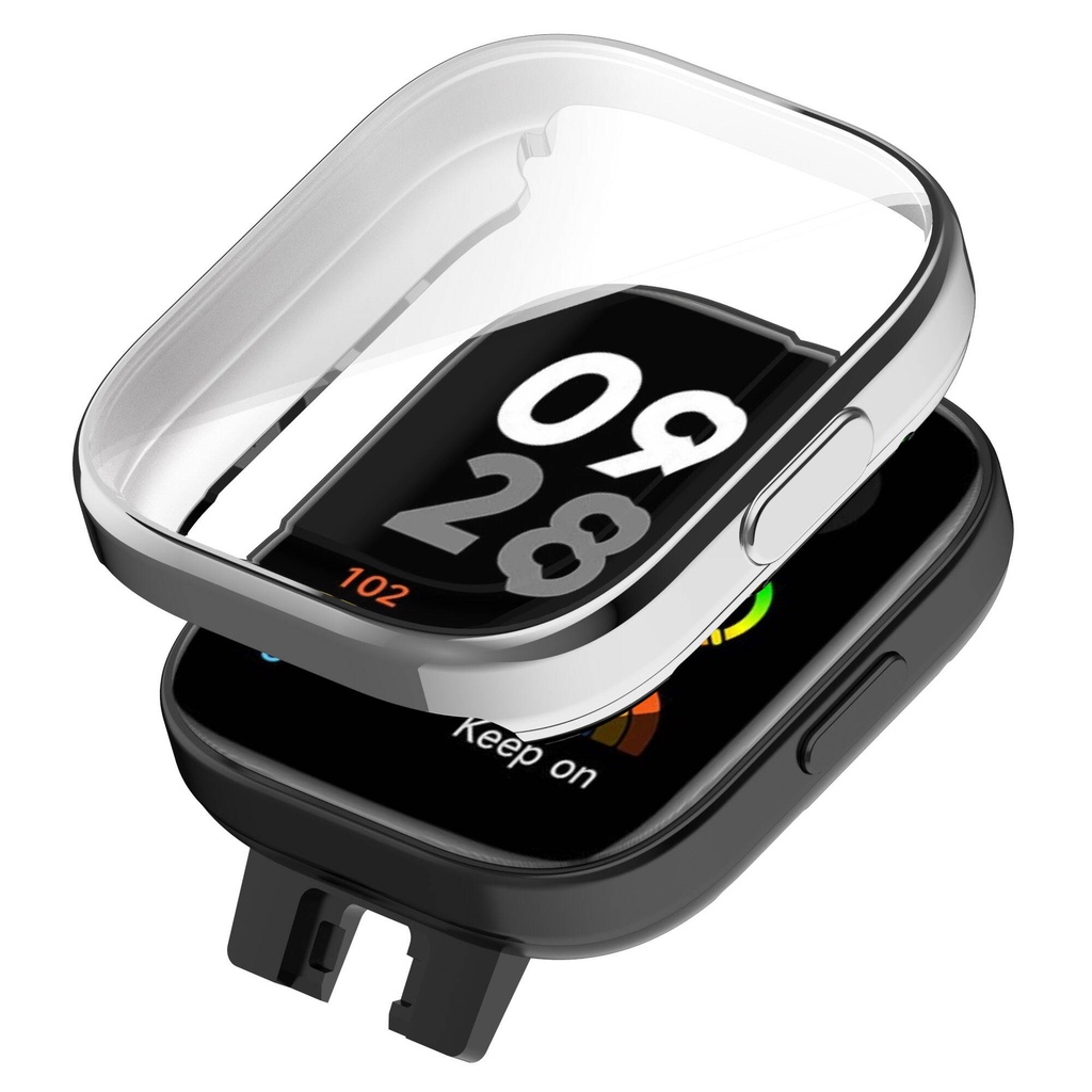 Xiaomi Redmi Watch 3 Uyumlu 360 Derece Korumalı Kasa ve Ekran Koruyucu Zore Watch Gard 30