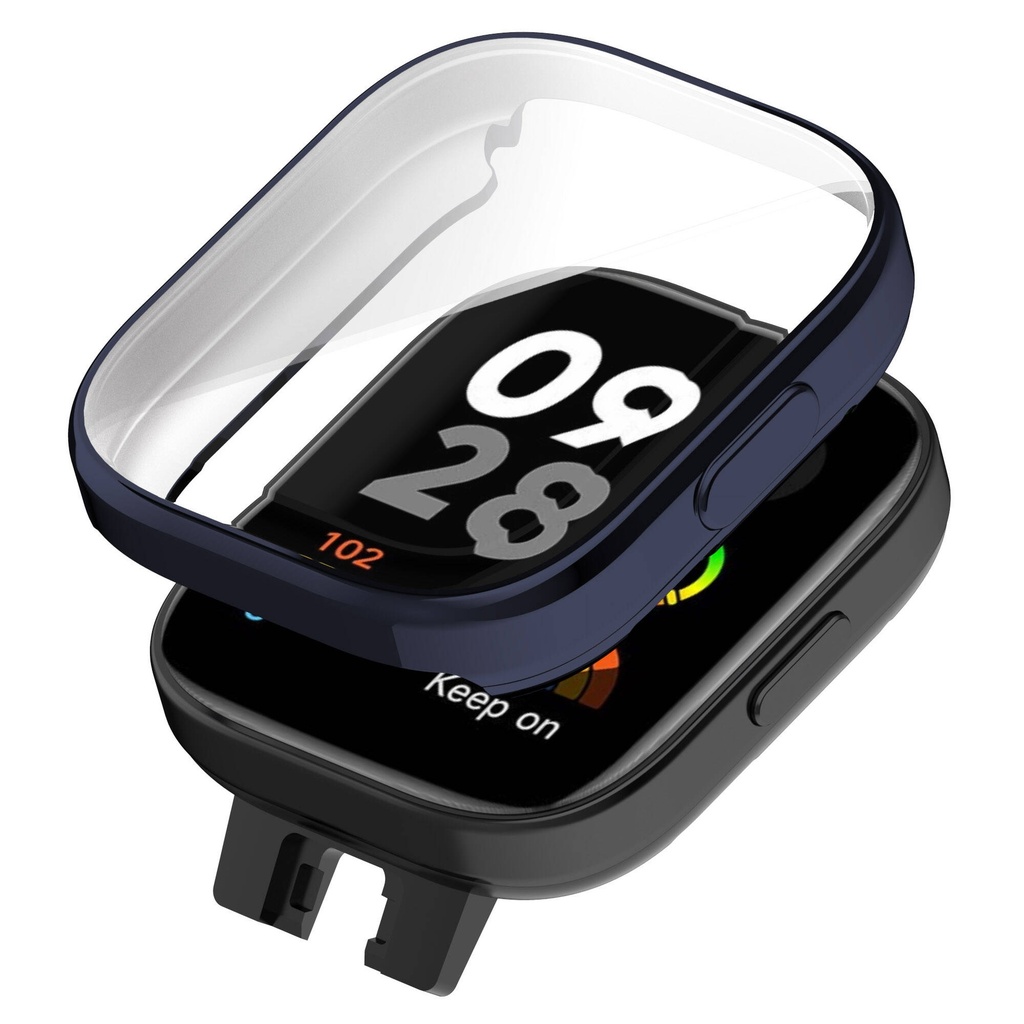 Xiaomi Redmi Watch 3 Uyumlu 360 Derece Korumalı Kasa ve Ekran Koruyucu Zore Watch Gard 30