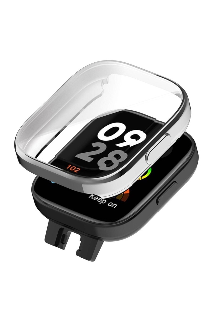 Xiaomi Redmi Watch 3 Uyumlu 360 Derece Korumalı Kasa ve Ekran Koruyucu Zore Watch Gard 30