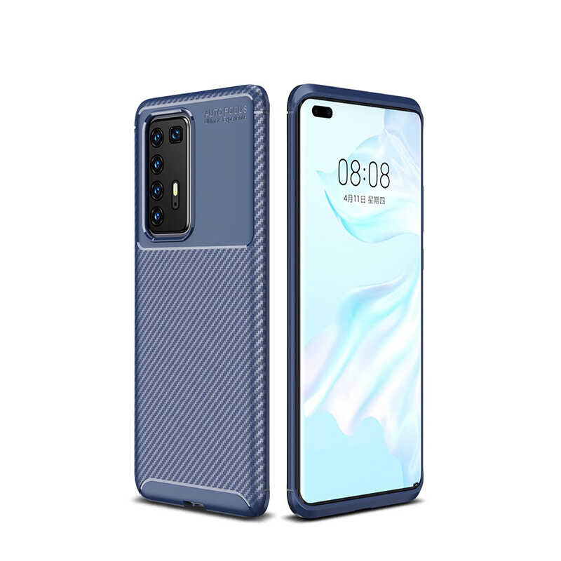 Huawei P40 Pro Uyumlu Kılıf Zore Negro Silikon Kapak