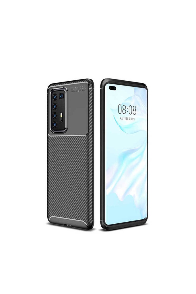 [RNZ-TA37741] Huawei P40 Pro Uyumlu Kılıf Zore Negro Silikon Kapak (Siyah)
