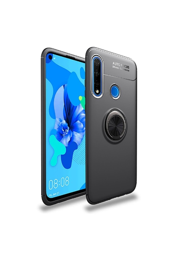 [RNZ-TA39932] Huawei P40 Lite E Uyumlu Kılıf Zore Ravel Silikon Kapak (Siyah)