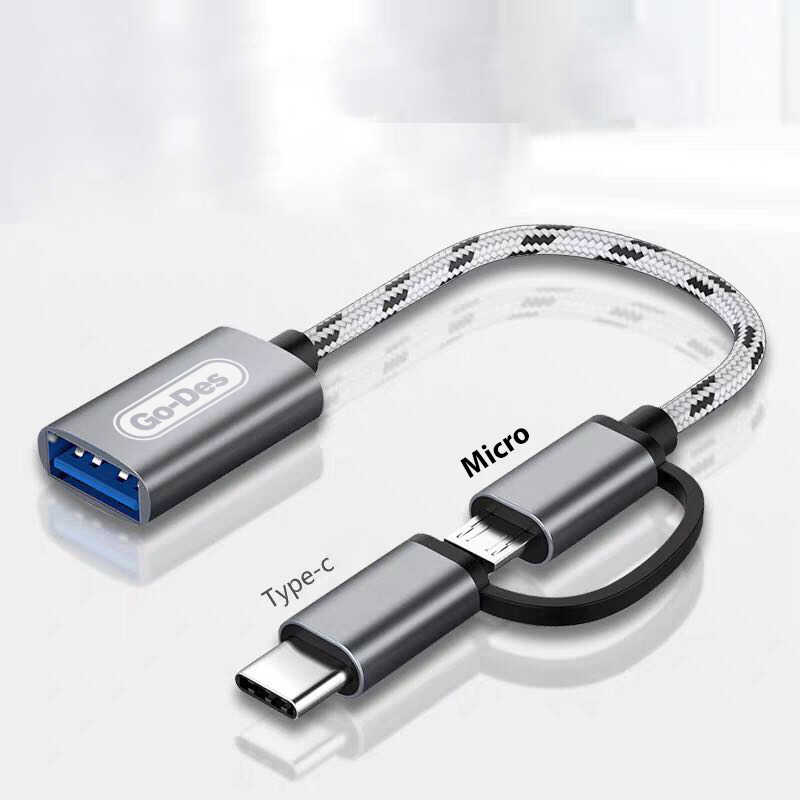 [RNZ-TA40265] Go Des GD-CT033 2 in 1 Micro - Type-C Otg