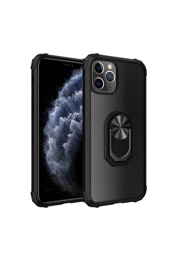 [RNZ-TA37900] Apple iPhone 11 Pro Max Uyumlu Kılıf Zore Mola Kapak (Siyah)