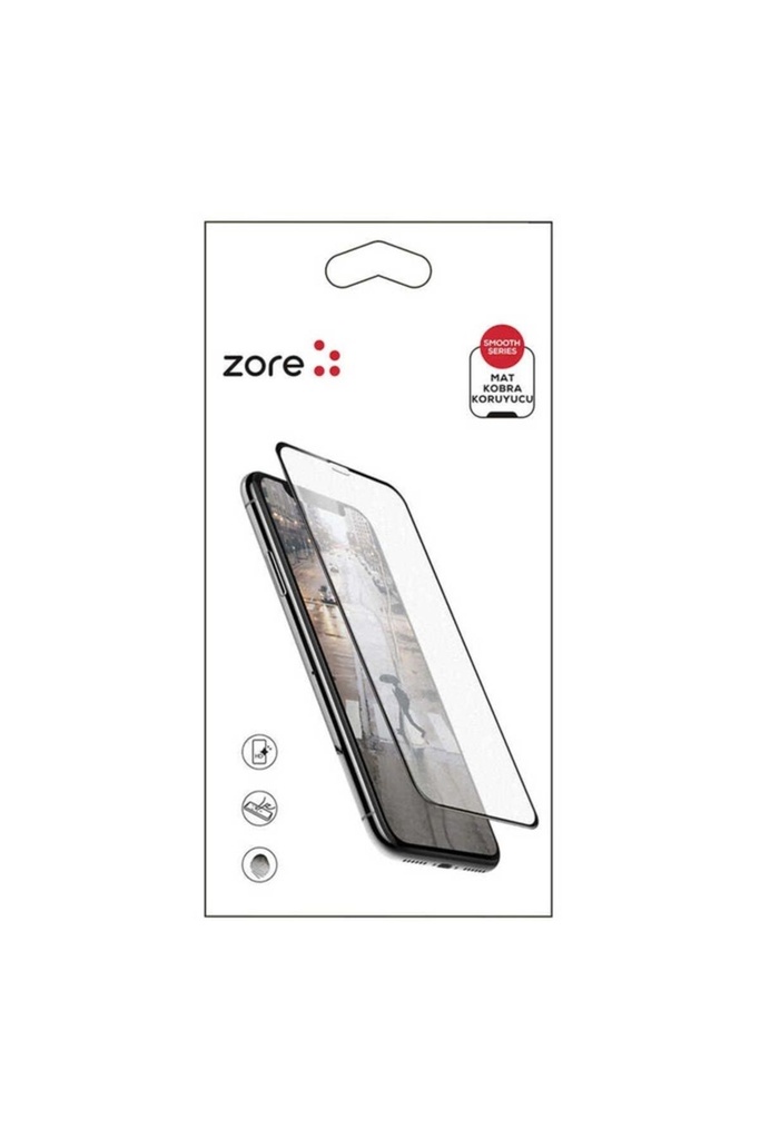 [RNZ-TA37089] Apple iPhone 7 Plus Uyumlu Zore Mat Kobra Ekran Koruyucu (Siyah)