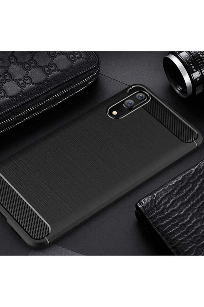 [RNZ-TA2382] Huawei P20 Uyumlu Kılıf Zore Room Silikon Kapak (Siyah)