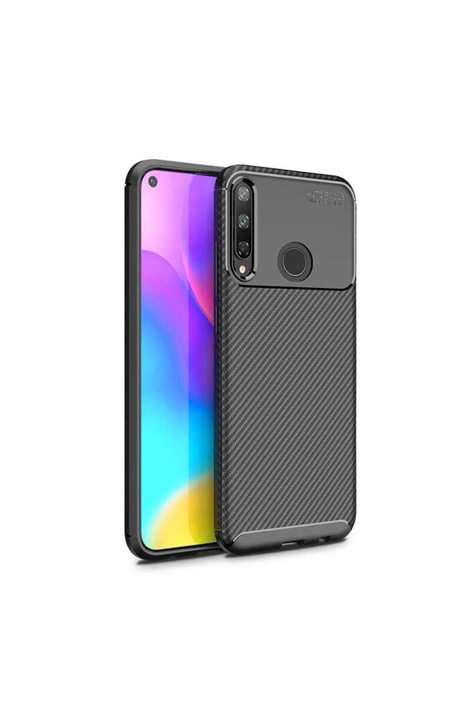 [RNZ-TA38074] Huawei P40 Lite E Uyumlu Kılıf Zore Negro Silikon Kapak (Siyah)