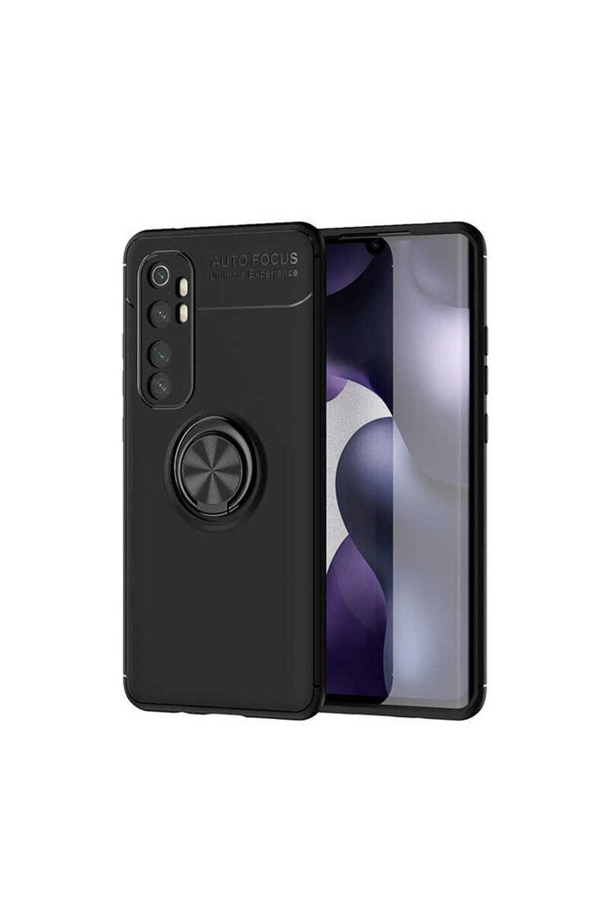 [RNZ-TA39926] Xiaomi Mi Note 10 Lite Uyumlu Kılıf Zore Ravel Silikon Kapak (Siyah)
