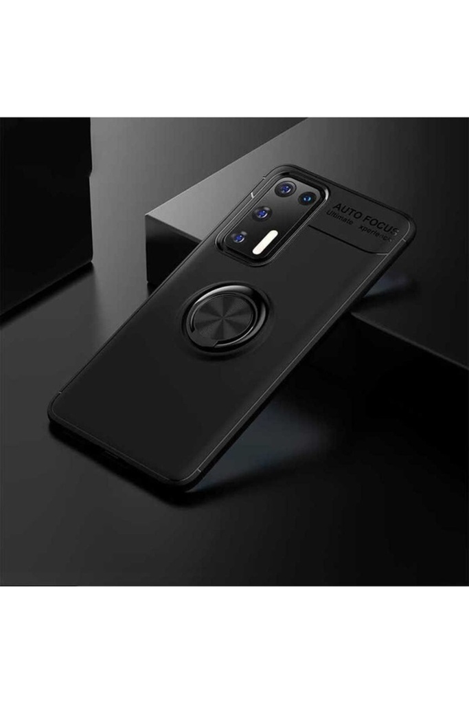 [RNZ-TA38029] Huawei P40 Uyumlu Kılıf Zore Ravel Silikon Kapak (Siyah)