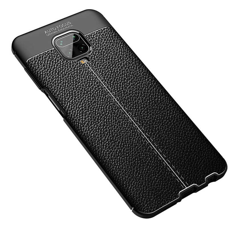[RNZ-TA38011] Xiaomi Redmi Note 9S Uyumlu Kılıf Zore Niss Silikon Kapak (Siyah)