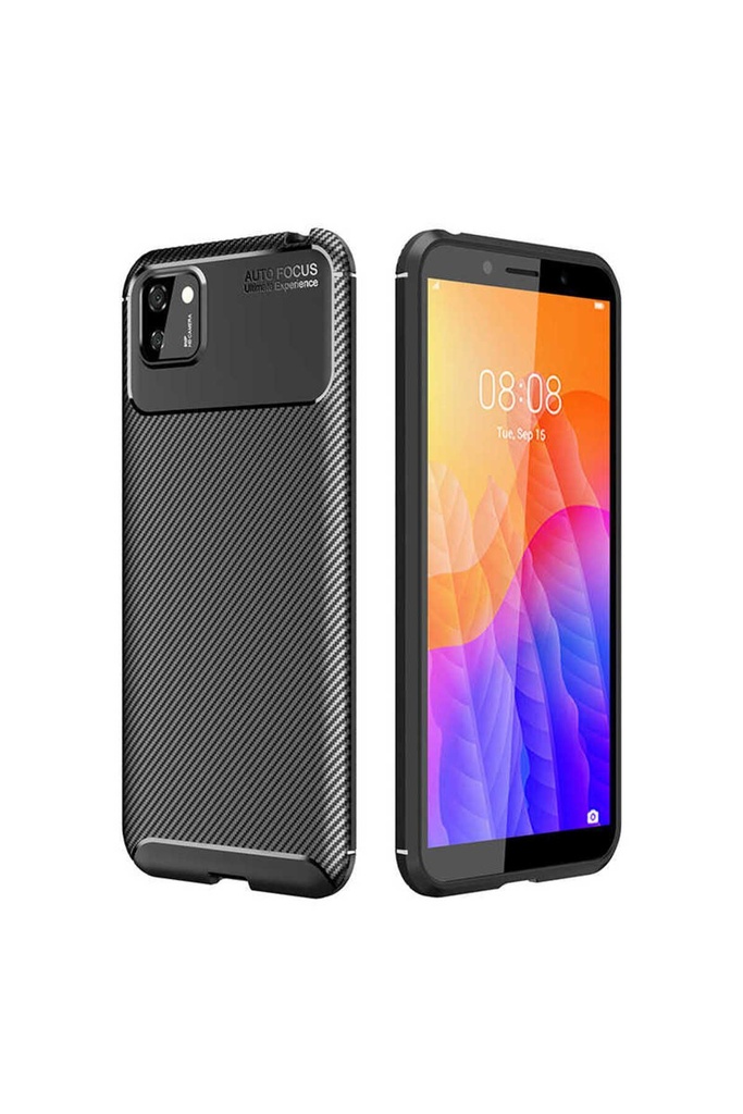 [RNZ-TA40372] Huawei Y5P Uyumlu Kılıf Zore Negro Silikon Kapak (Siyah)