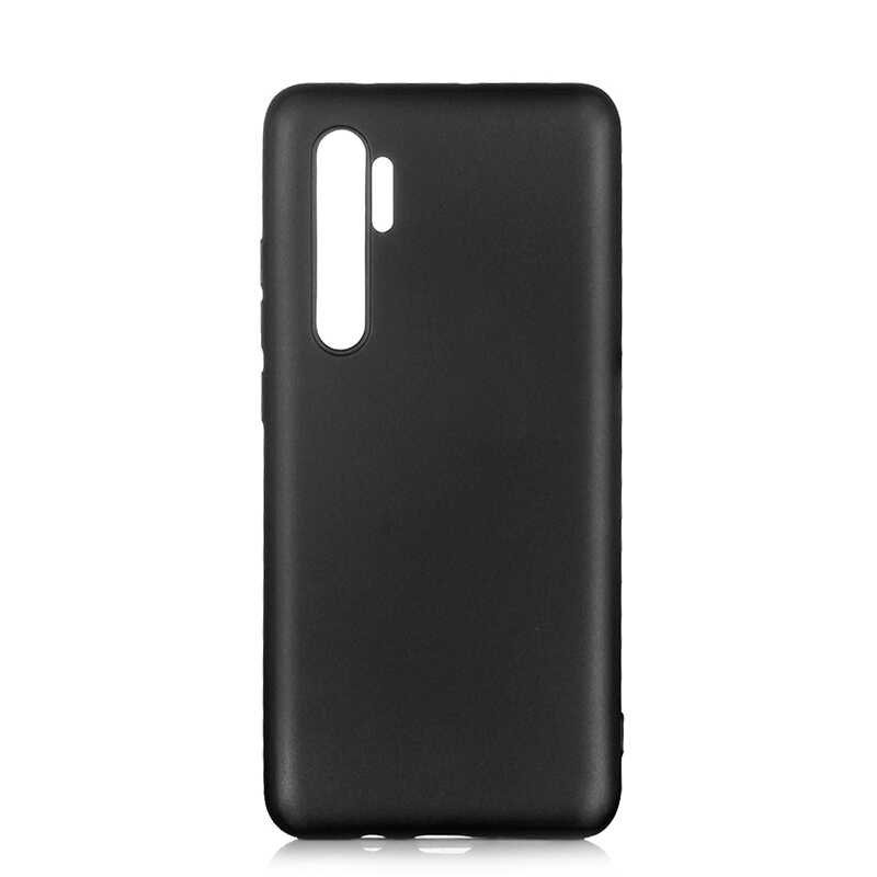 [RNZ-TA39963] Xiaomi Mi Note 10 Lite Uyumlu Kılıf Zore Premier Silikon Kapak (Siyah)