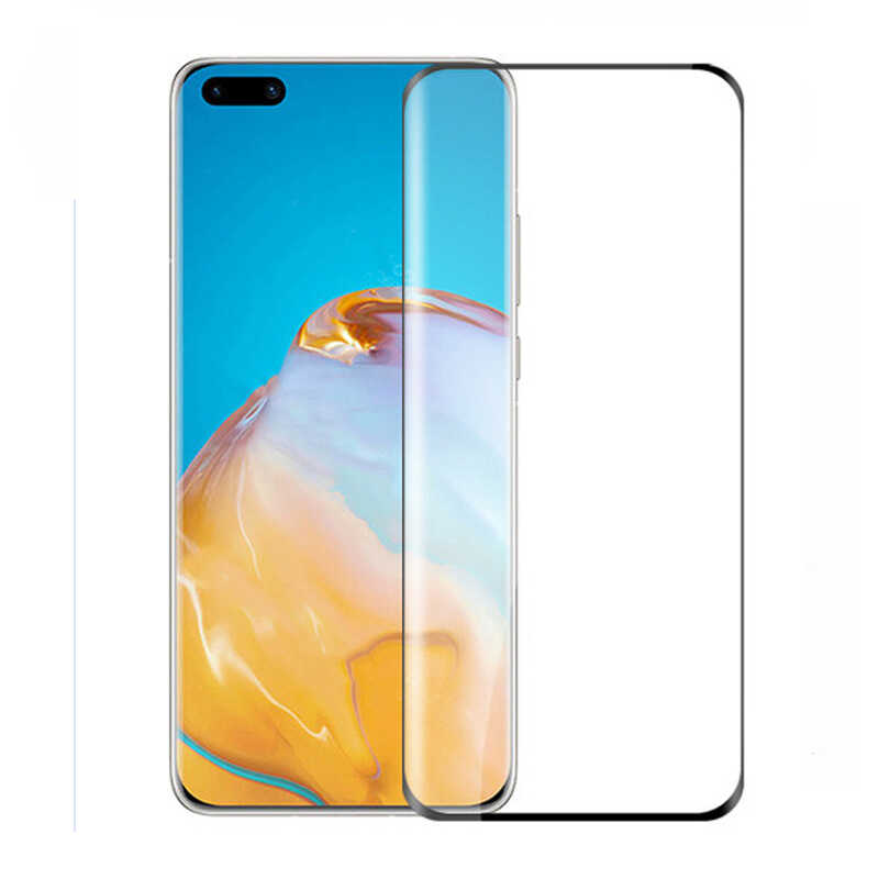 [RNZ-TA38065] Huawei P40 Uyumlu Zore Kenarları Kırılmaya Dayanıklı Cam Ekran Koruyucu