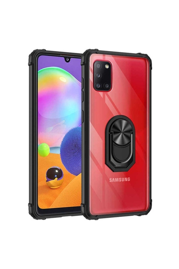[RNZ-TA40006] Samsung Galaxy A31 Uyumlu Kılıf Zore Mola Kapak (Siyah)
