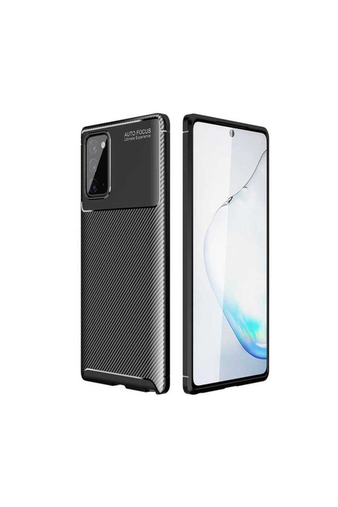 [RNZ-TA41552] Samsung Galaxy Note 20 Uyumlu Kılıf Zore Negro Silikon Kapak (Siyah)