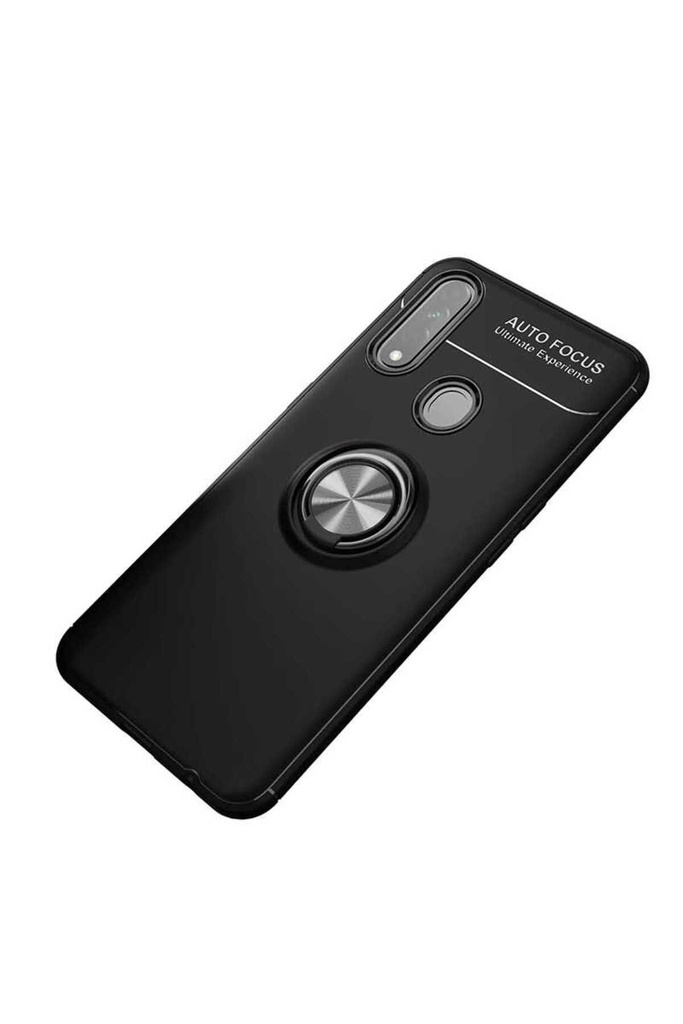 [RNZ-TA37065] Oppo A31 Uyumlu Kılıf Zore Ravel Silikon Kapak (Siyah)
