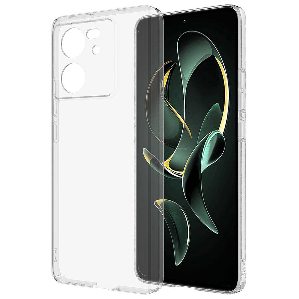[RNZ-TA96615] Xiaomi Mi 13T Pro Uyumlu Kılıf Nano Oleofobik Özellikli Sert Arka Yüzey Zore Droga Kapak