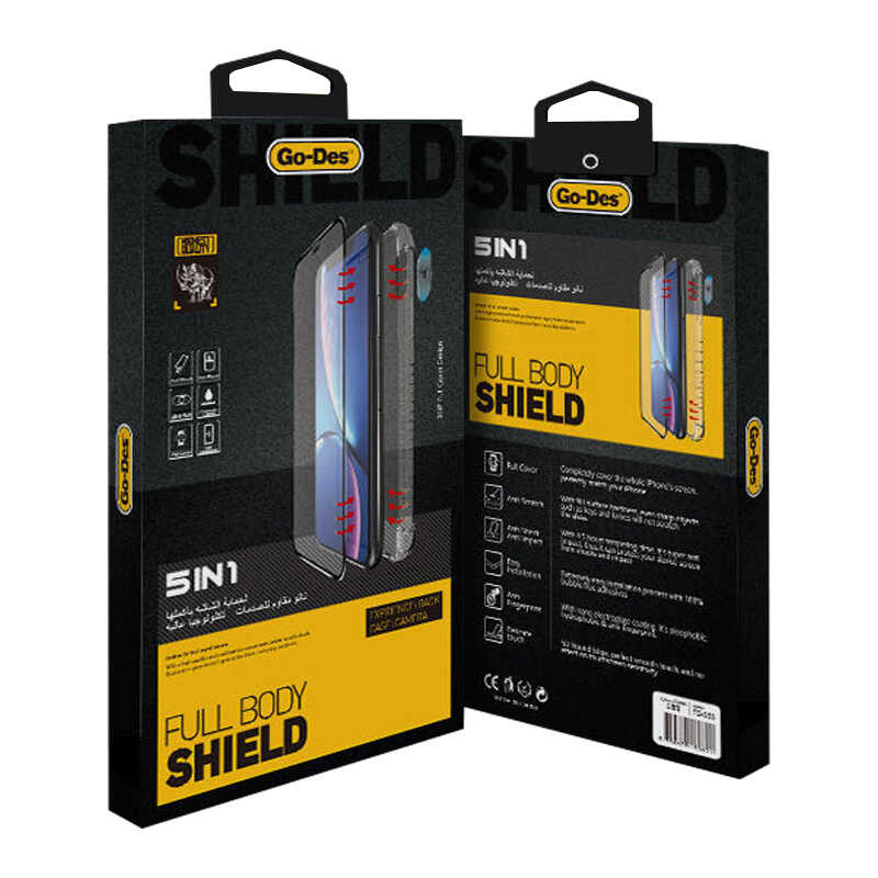 Apple iPhone 7 Plus Uyumlu Go Des 5 in 1 Full Body Shield