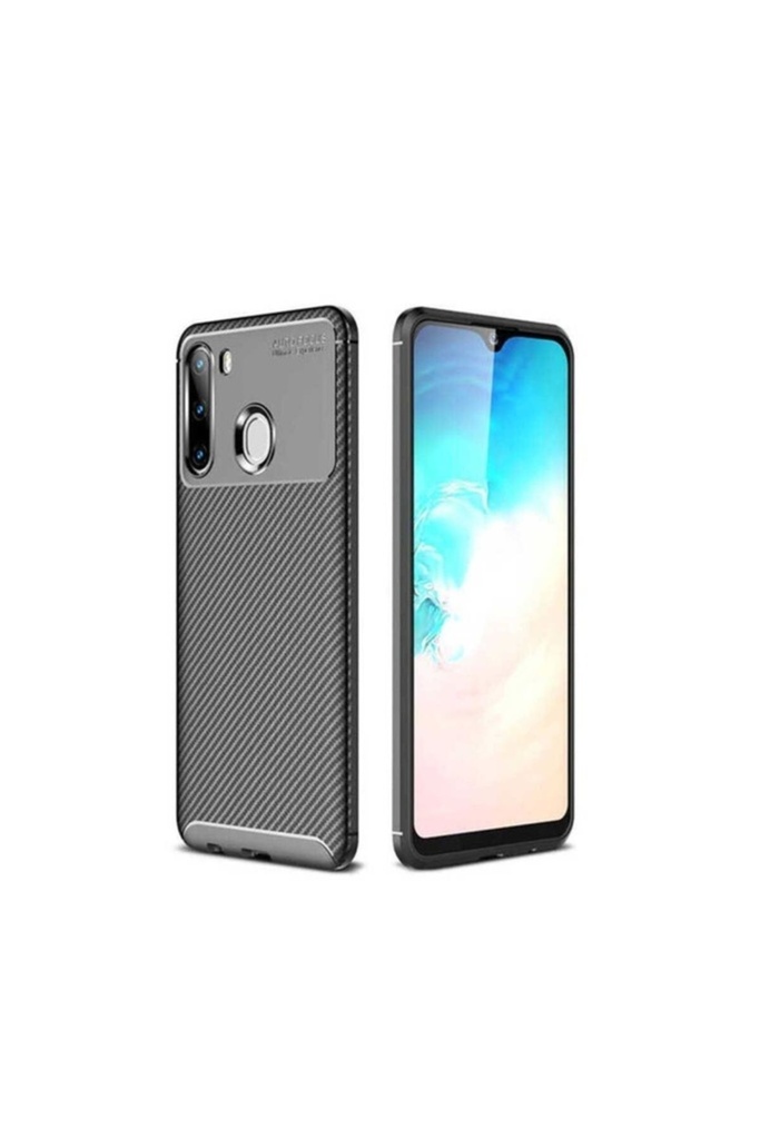 [RNZ-TA37747] Samsung Galaxy A21 Uyumlu Kılıf Zore Negro Silikon Kapak (Siyah)