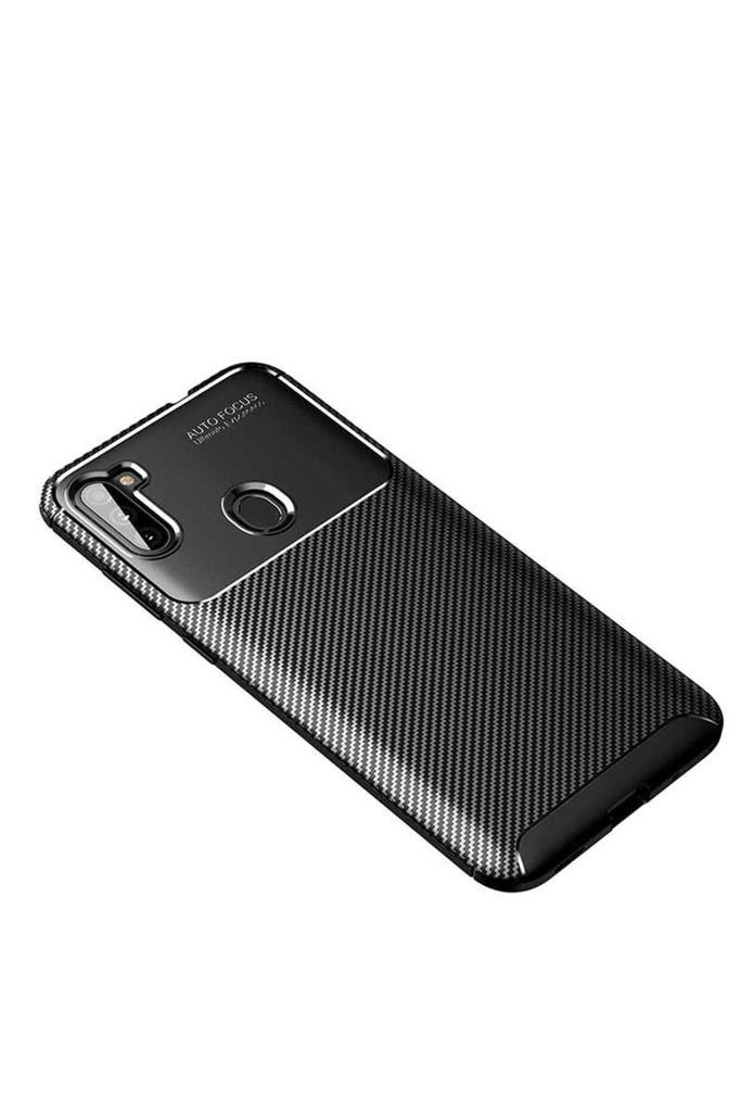 [RNZ-TA37744] Samsung Galaxy A11 Uyumlu Kılıf Zore Negro Silikon Kapak (Siyah)