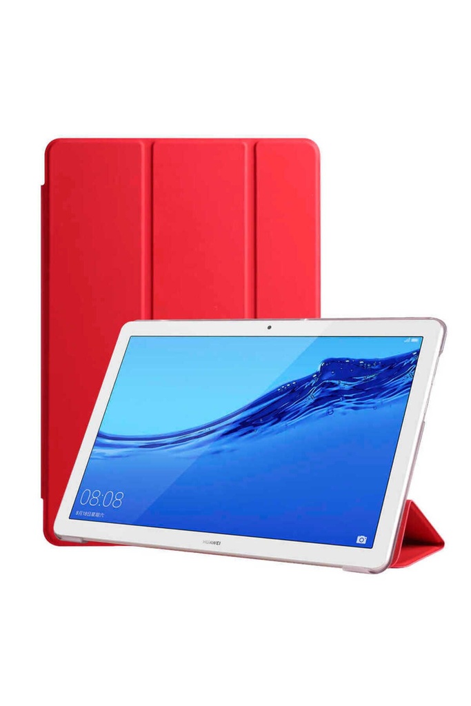 Huawei T5 10 inç Uyumlu Zore Smart Cover Standlı 1-1 Kılıf