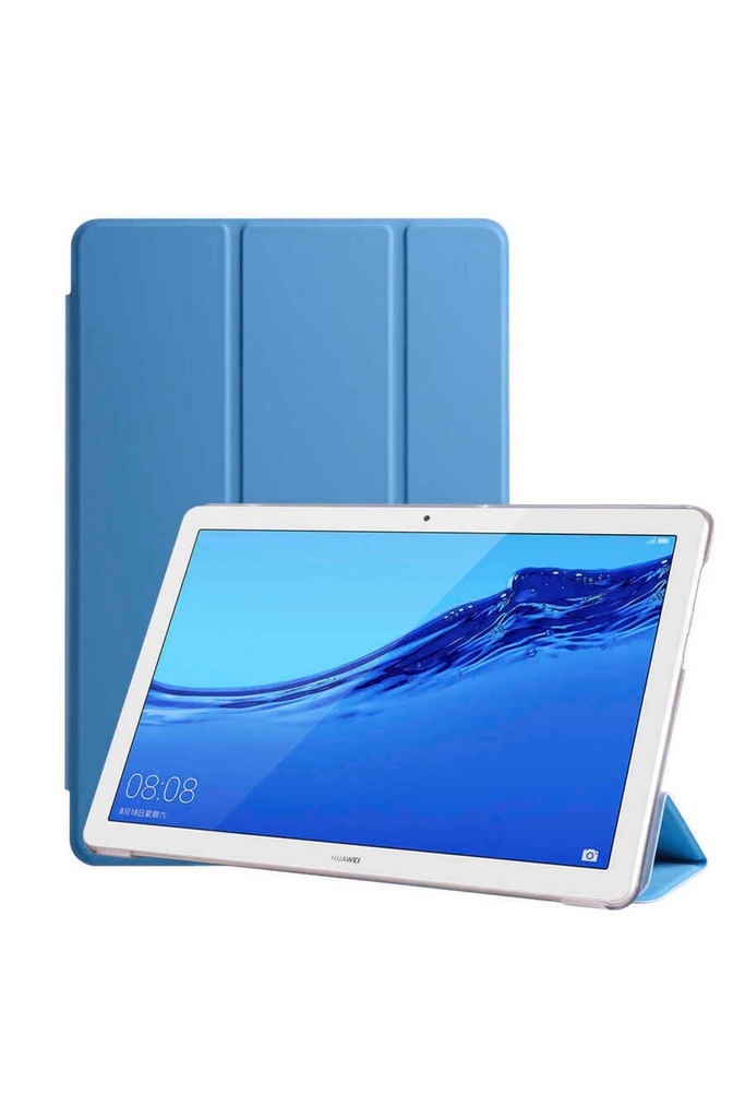 Huawei T5 10 inç Uyumlu Zore Smart Cover Standlı 1-1 Kılıf