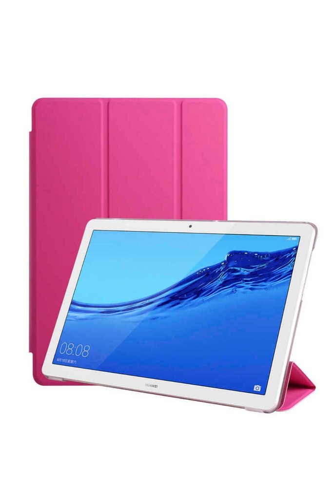 Huawei T5 10 inç Uyumlu Zore Smart Cover Standlı 1-1 Kılıf