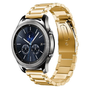 Samsung Gear S3 22mm Uyumlu Kordon Paslanmaz Metal Baklalı Tasarım KRD-04 Kayış